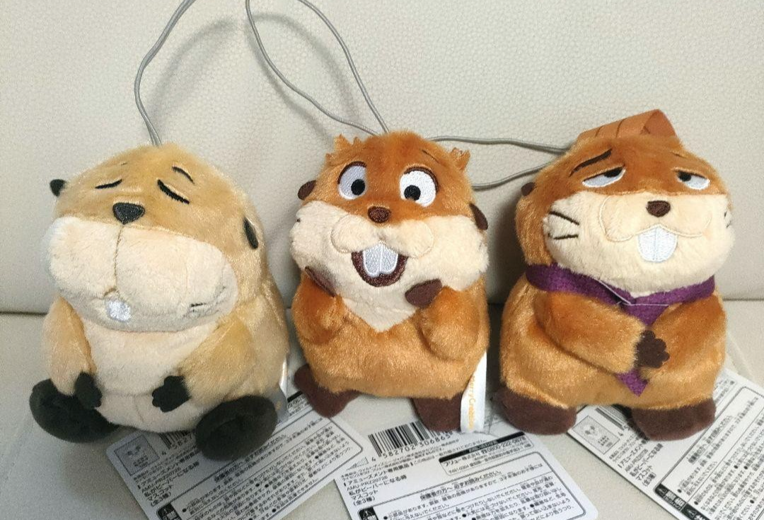 Hoppers Disney Pixar Plush Stuffed Toy Mascot Set of 3 Furyu New