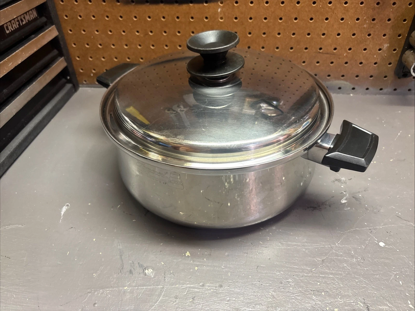 Permanent 304T 5-Ply Multi-Core Stainless Steel 6 Quart Stockpot with lid USA