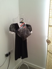 Halloween Scream Wednesday Addams Costume Fancy Dress BNWT 9/10 Years