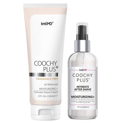 Coochy Plus Intimate Shaving Complete Kit - Antioxidant Formula Prevents Razo...