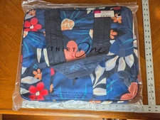 Thirty One Voyager Tote AR06 Midnight Floral Colorful Navy NEW!