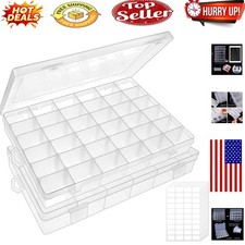 VersaGrid 36-Compartment Bead Tackle Organizer - 2 Pack