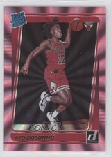 2021-22 Panini Donruss Rated Rookie Holo Pink Laser Ayo Dosunmu #221 11jg