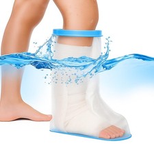 100 Waterproof Leg Cast Cover for Shower with Non-Slip Bottom Reusable Shower B