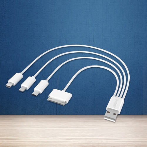 4-in-1 Multi-Function Data Cable Compatible with Apple iPhone 6s/4s and Android - 第 3/6 張圖片