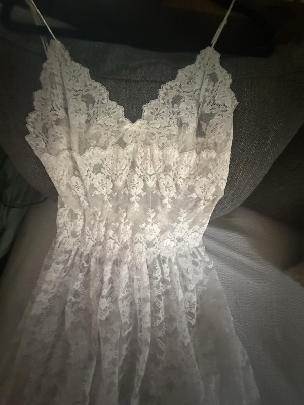 Victoria Secret 1980’s Gold Label Lace Dress Never Worn Lingerie Vintage Slip