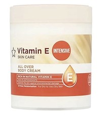 Image of 2 x SUPERDRUG VITAMIN E INTENSIVE SKINCARE ALL OVER BODY CREAM 475ML New 