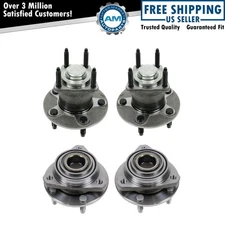 Wheel Hub Bearings Assembly Set Front & Rear Fits Chevrolet Pontiac