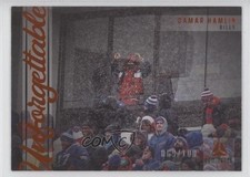 2023 Panini Luminance Unforgettable Orange 69/100 Damar Hamlin #U-20 8d4