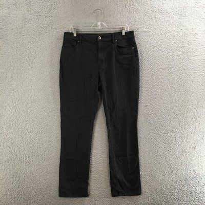 L.L.Bean True Shape Classic Fit Jeans Womens 14 Reg Black Denim Straight 500214