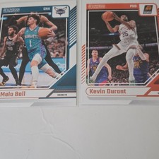 Panini Donruss NBA Trading Card Lot - LaMelo Ball Hornets 12, Kevin Durant Suns…