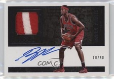 2016-17 Panini Noir Auto Prime Color 18/40 Bobby Portis #13 Auto 10jq