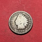 (1) Beautiful Antique 1886 Indian Head Cent/Penny G-GOOD NICE FILLER