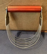 Vintage Androck Pastry Blender Mixer - Red Bakelite Handle