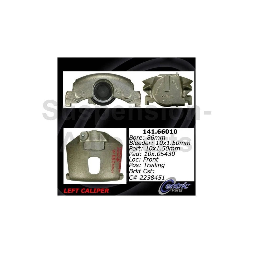 Pinzas de freno traseras izquierdas para International Harvester 3X Centric Parts Foto 4 de 4