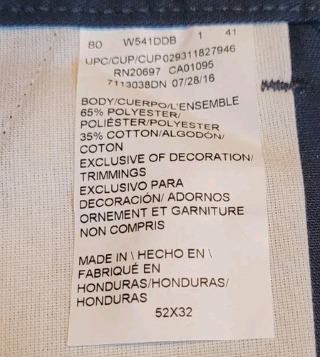 Neu mit Etikett Dickies Cargohose lockere Passform gerades Bein für Herren marineblau 52 x 32 NEU - Bild 7 von 12