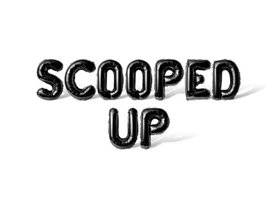 SCOOPED UP Letter Balloon Banner - DIY Bachelorette Party Supply Decorations - Image 1 of 4