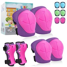 Knee Pads Elbow Pads Ages 3-6 Toddler  5-8 Kids 6 in 1 Protective Gear Safety