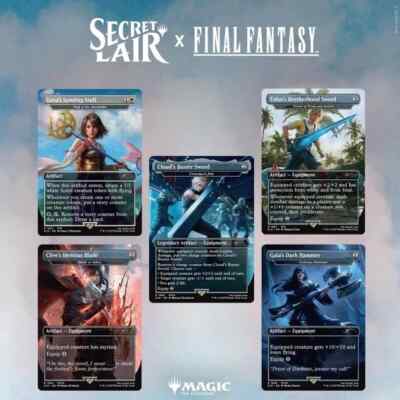 Secret Lair FINAL FANTASY non-foil 3種セット Secret Lair x FINAL FANTASY: Grimoire JP | Secret Lair