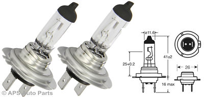 2 Nr H7 499 Halogen Scheinwerfer Auto Birnen 12V 55W PX26d High Long Life