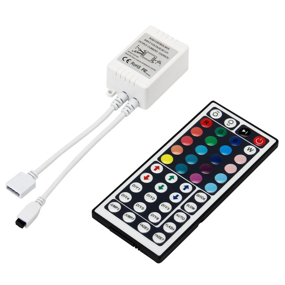 5M RGB LED Light Strip 5050 Black PCB Ribbon Light for Room 300 LEDs with Remote - Image 4 of 4