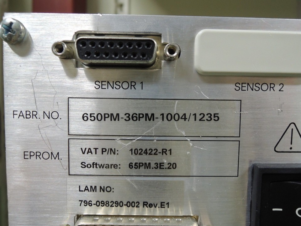 Régulateur De Pression VAT PM-6 – Modèle 2L80-000440-12 – Occasion