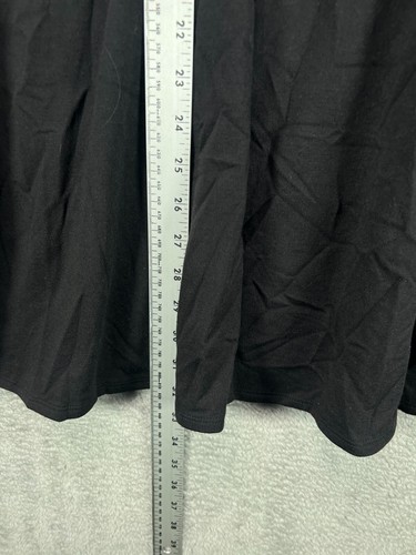 George Simonon Says Womens Medium Black Maxi Skirt Long Flounce Hem Pull On - Picture 5 of 8