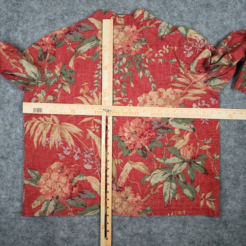 Vintage Coldwater Creek Jacket Women's 2XLarge Floral Tapestry 100% Cotton USA - Picture 9 of 11