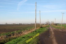 Photo 12x8 Only just above sea level Burwell/TL5866 The field to the left c2014