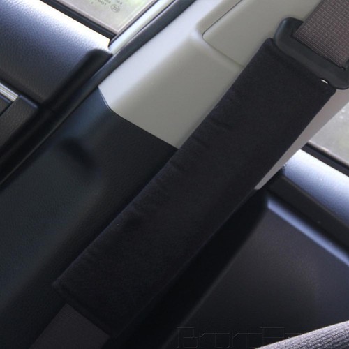 2x Car Seat Belt Cover Pads Safety Shoulder Cushion Covers Strap Pad Adults Kids - Picture 3 of 14