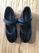 Danskin Freestyle Black Patent Tap Shoes Little Girls Size 9 Tap Dance