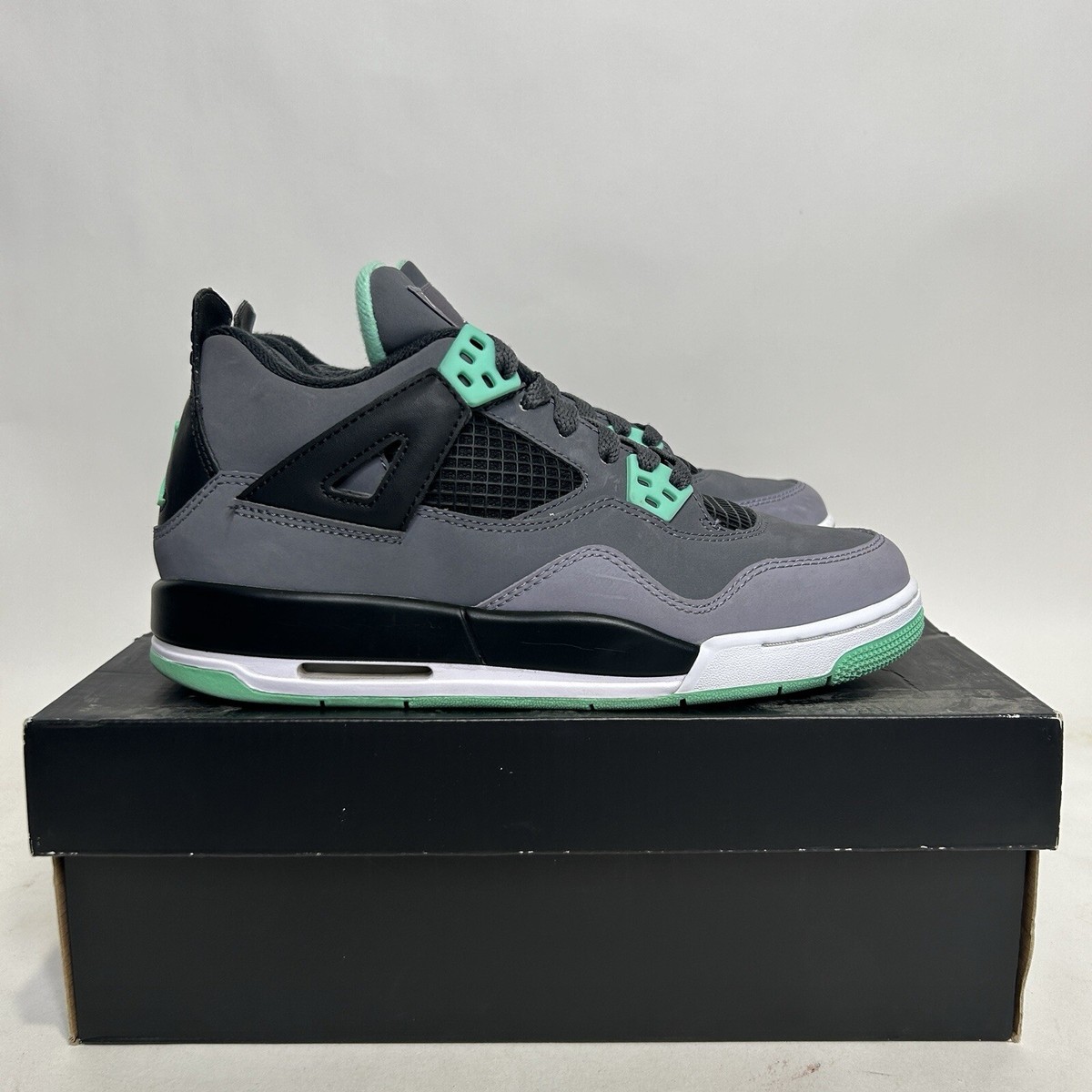 シューズ(女性用) NIKE AIR JORDAN 4 RETRO \"Green Glow\"23.5 Air-Jordan-4-Retro-Green-Glow-