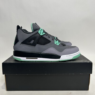 Nike Air Jordan 4 Retro BG “Green Glow” 2013 408452-033 5.5Y