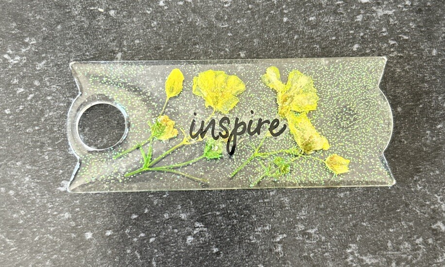 Stanley Cup Topper For 40 Oz With Beautiful Dried Yellow Flowers NEW-image