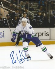 Vancouver Canucks Bo Horvat Signed Autographed 8x10 NHL Photo COA F