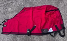 BIG D Nylon Stable Sheet ~ Size 70 ~ Red & Black ~ Never Worn