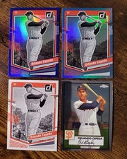 2023 Donruss Blue, Turquoise Foil, Base & 2021 Chrome Platinum Orlando Cepeda.