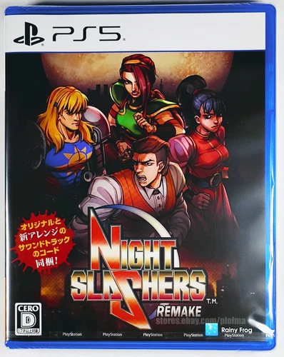 NIGHT SLASHERS REMAKE New PS5 Game PlayStation 5 JP Release, ships from USA