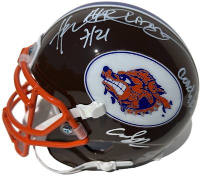 ADAM SANDLER & HENRY WINKLER SIGNED WATERBOY MUD DOGS FOOTBALL