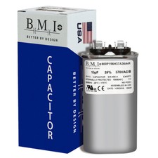 USA 15 uF Oval Motor Run Capacitor 15 MFD 370 Volt AC VAC 50/60Hz HVAC