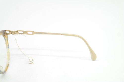 Vintage Menrad 282 Multicolored Gold Blue Oval Eyeglass Frame - Picture 4 of 6