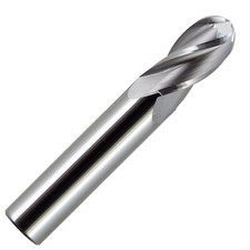3/8" 4 Flute Single End Ball X-Long 30 Degree Carbide End Mill USA