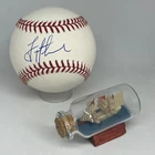 Troy Aikman signed Rawlings OML Baseball JSA COA Cowboys Football HOF Auto A3189