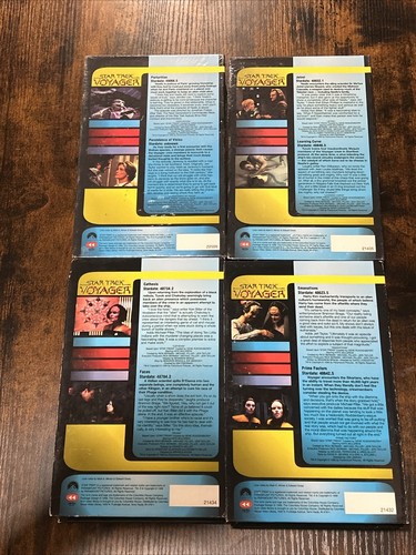 Star Trek Voyager Collector's Edition VHS - Lot of 4 Columbia - Picture 2 of 4