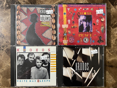 Kronos Quartet 4 CD Lot Hunting Gathering SALOME DANCES FOR PEACE White Man Slee