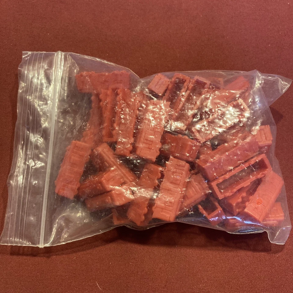 Juego de mesa Ticket To Ride piezas de repuesto - 48 vagones de tren rojos Foto 2 de 2