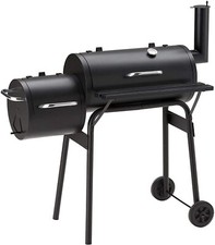 RESCH 502594 Holzkohlegrill 54 Cm,Grill Holzkohle,SmokerGrill mit Deckel,Outdoor