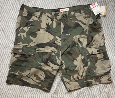 Wrangler Five star Camo Cargo Shorts Men's 46 Relaxed Fit NWT 10