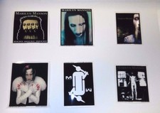 2 sets of Marilyn Manson 5" Vinyl Decals - new cheap metal - 12 stickers total