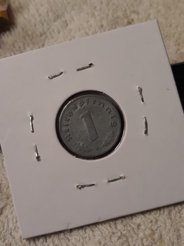 1941-F 1 Reichspfennig Penny ~ Germany ~ ☆ Heavily Circulated With Flaws ☆ WW2 - Picture 19 of 19